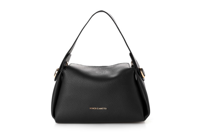 Vince Camuto Trieste Bolso Negro de Piel de Polivinilo Elegante y Duradero para Mujer